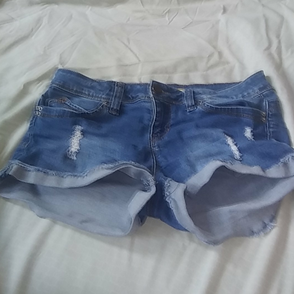 Distressed YMI shorts